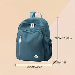 Lightweight Backpack Casual Solid Bag For Outdoor Sports Camping Travel