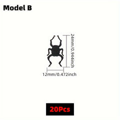 20pcs Bionic Insect Legs Fly Tying Fishing Accessories 6 Styles