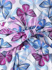 Baby Girls Butterfly Print Long Sleeve Dress