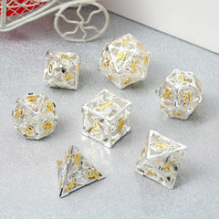 7pcs Dragon Metal Dices Set RPG Board Games