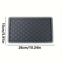1pc Car Rhinestone Non-slip Mat Phone Keychain DIY Decoration