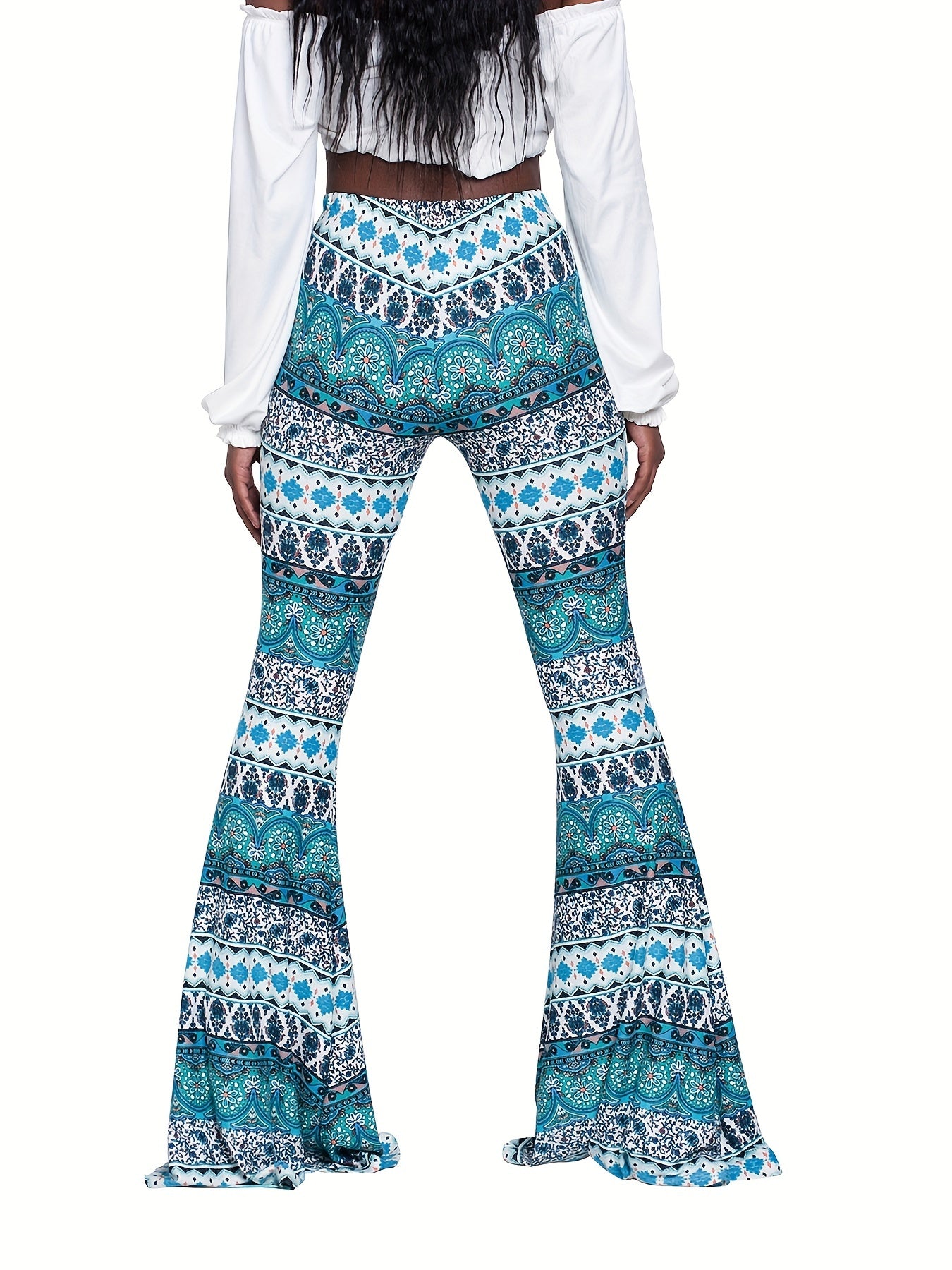 Boho Flare Leg Pants for Women
