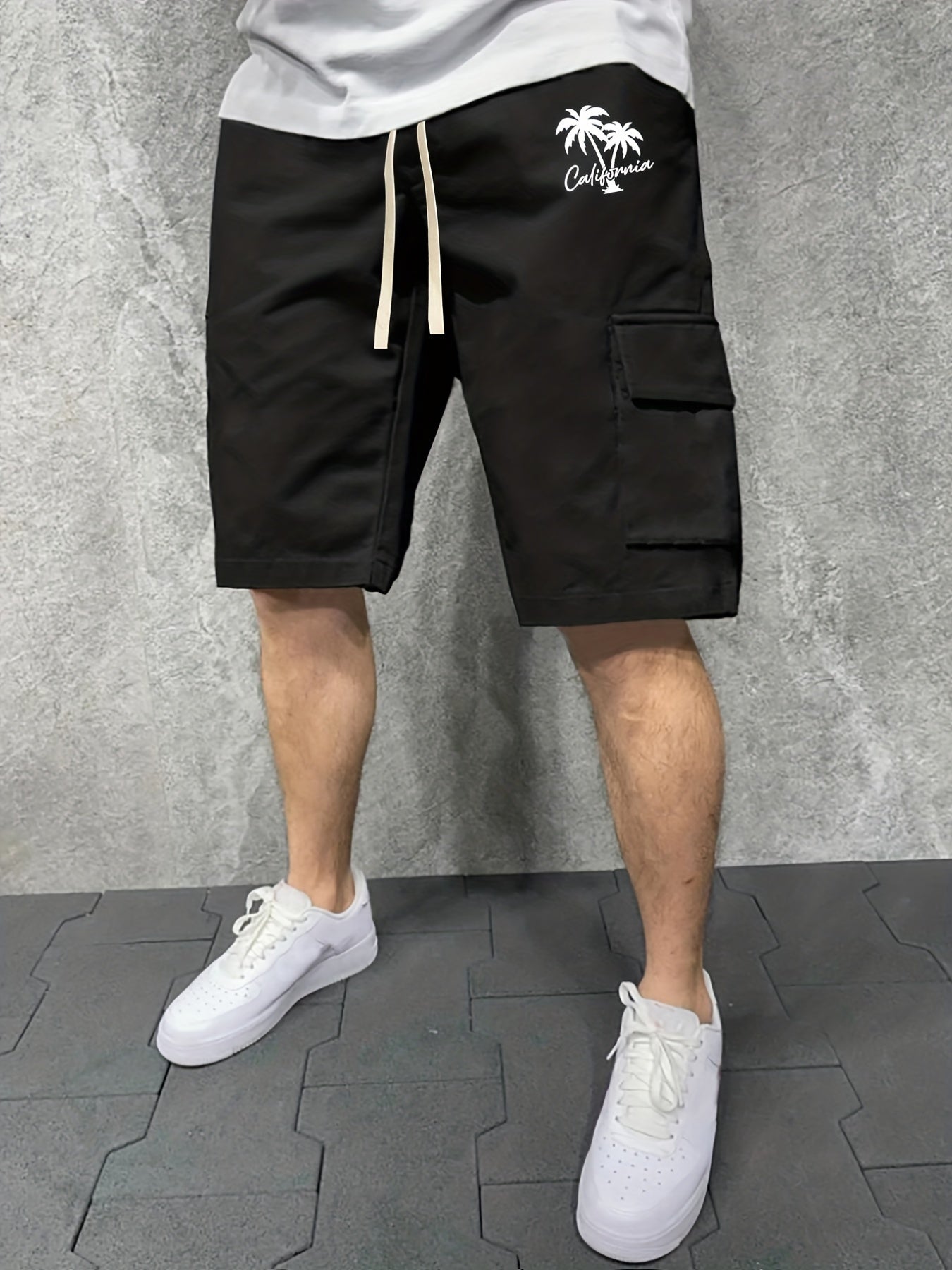 California Classic Men's Cargo Shorts Big Pockets for Summer