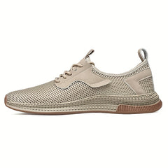 Men's Breathable Slip-On Sneakers with Shoelaces