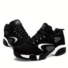 Men's Lace up Chunky Shoes Casual Outdoor Anti skid Durable Sneakers
