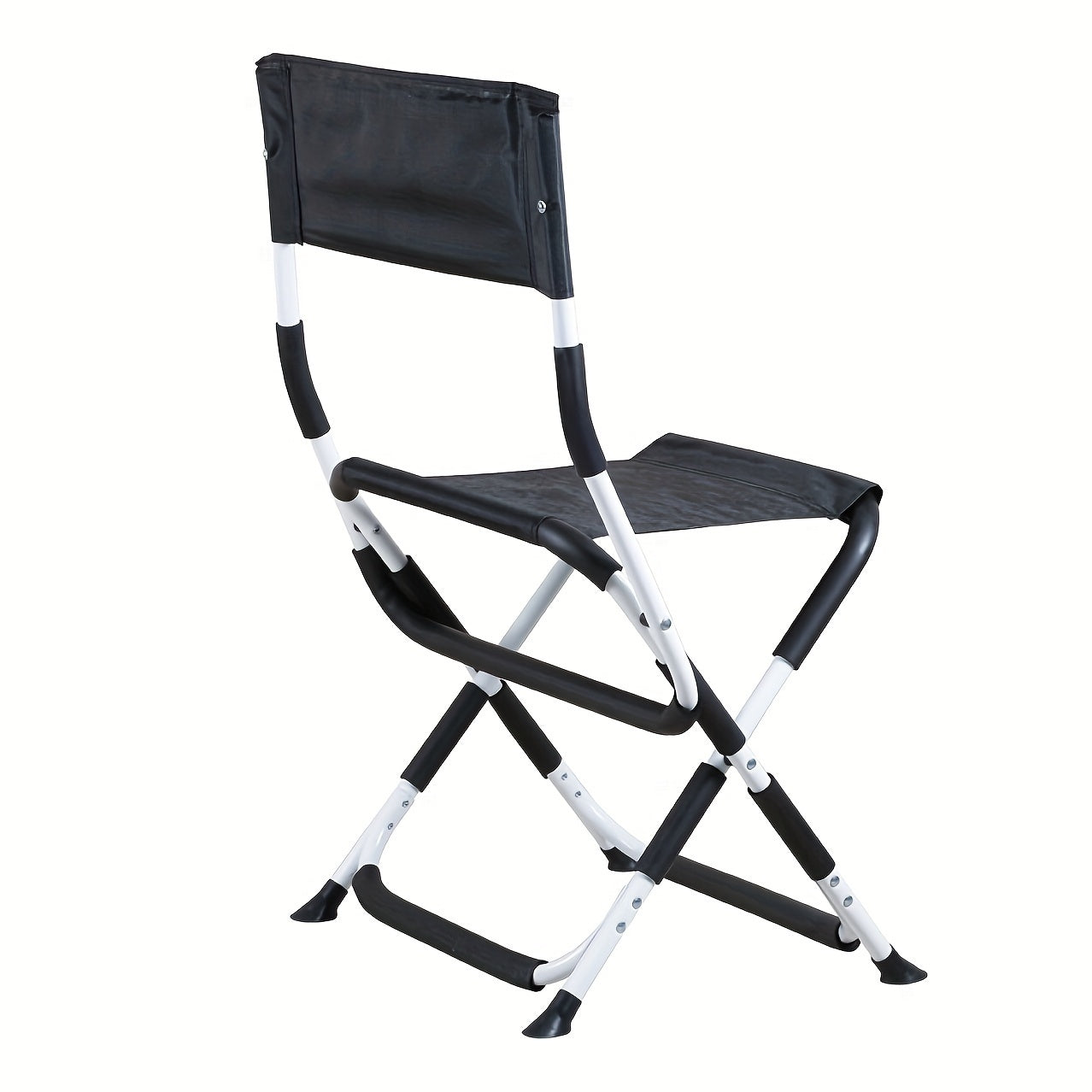 Folding Metal Camping Chair, Outdoor Backrest Chair