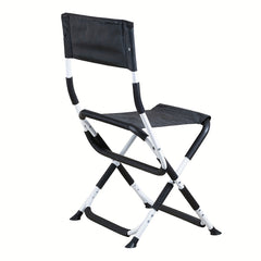Folding Metal Camping Chair, Outdoor Backrest Chair