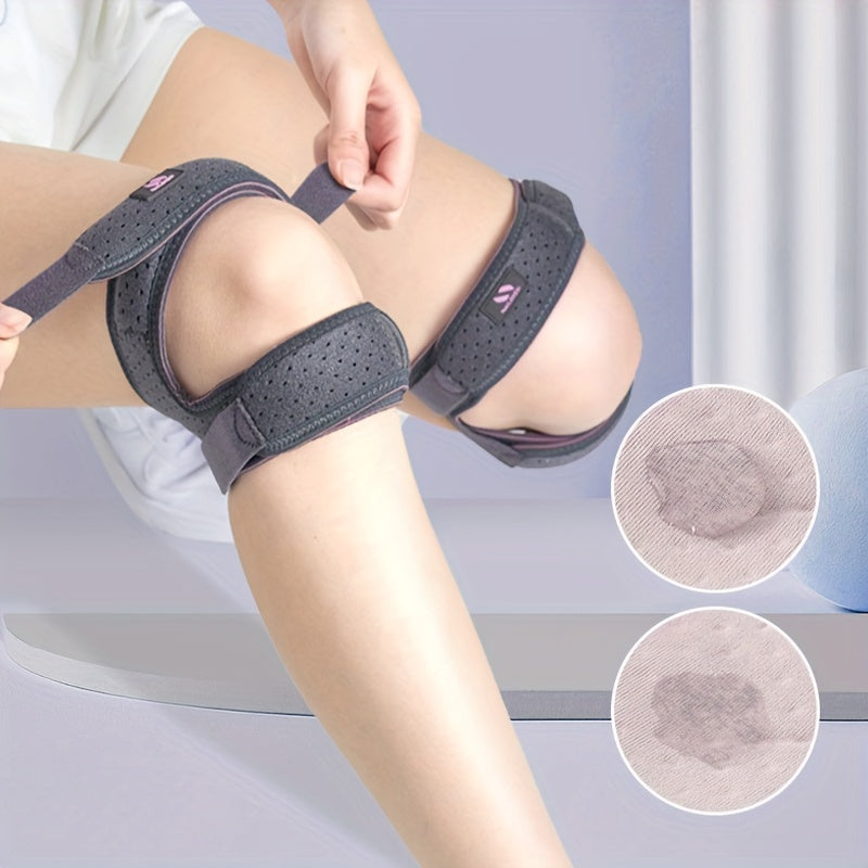 Adjustable Sports Knee Pads for Patella Protection - 2pcs