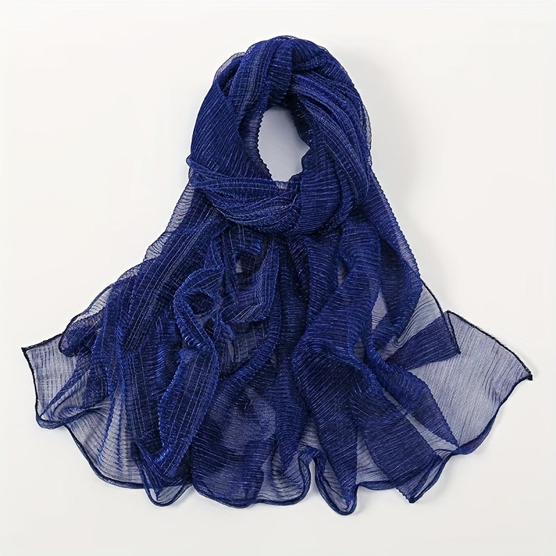 Thin Breathable Gauze Hijab Solid Shawl for Women