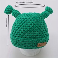 Baby Knitted Hat for Autumn and Winter Birthday Gift