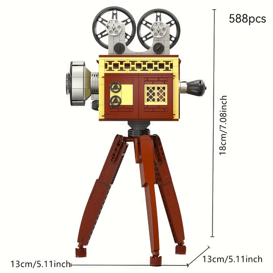 Retro Vintage Camera Projector Building Blocks