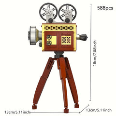 Retro Vintage Camera Projector Building Blocks