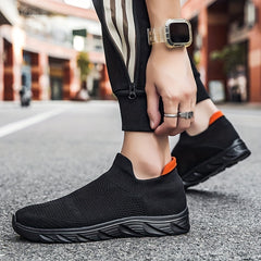 Men's Slip on Athletic Sneakers Breathable Walking Shoes Lightweight
