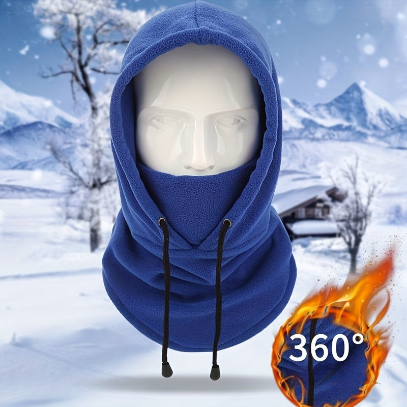 Thickened Windproof Fleece Ski Mask for Men and Women