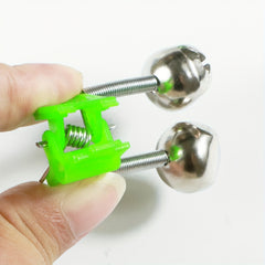 50pcs Plastic Clip Bite Alert Fishing Rod Bell Fishing Alarm Bells
