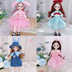 6 Doll Princess Set 20 Joints BJD Doll Gift