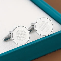 Romantic Round Cufflinks for Men Business Buttons