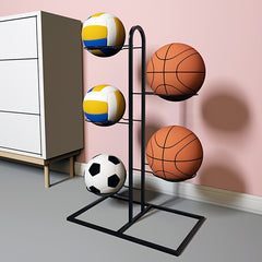 5-Layer Basketball Rack for Storage Display