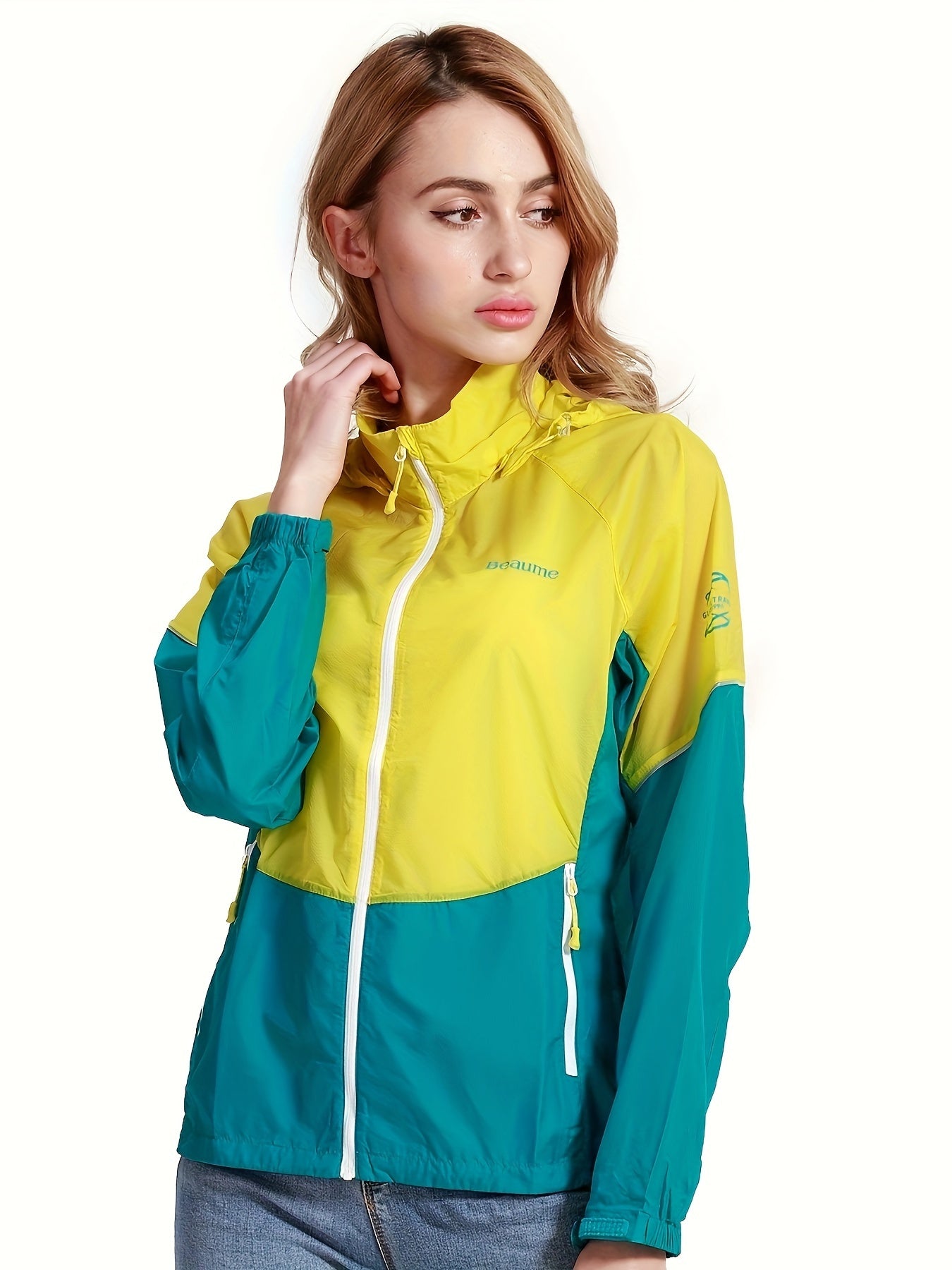 BEAUME Women's Sun Protection Hooded Jacket - Quick Drying Sports Coat