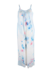 Boho Tie Dye Sleeveless Cami Jumpsuit Long Wide Leg Beach Jumpsuit
