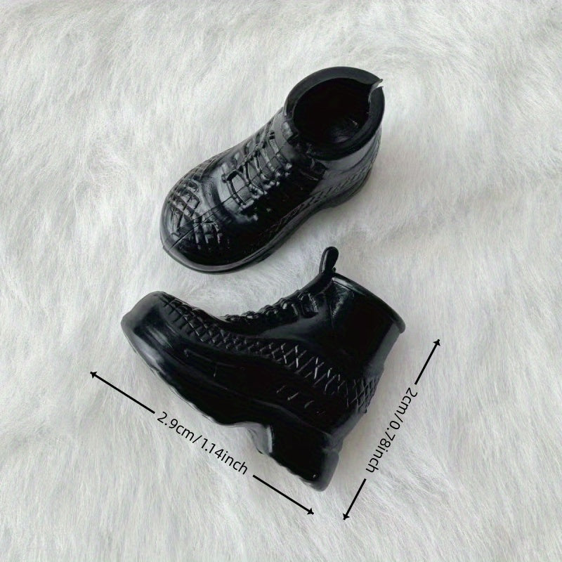 DIY Clay Boots for Dollhouse with Chunky Soles