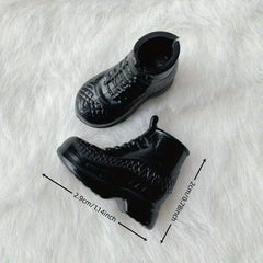 DIY Clay Boots for Dollhouse with Chunky Soles