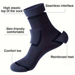 10 Pairs Unisex Thin Breathable Ankle Socks Anti-odor Sweat-absorbing