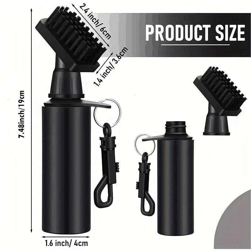 Portable Golf Club Cleaning Brush with Water Spray