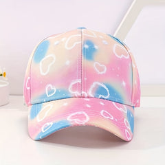 Love Rainbow Baseball Cap For Kids