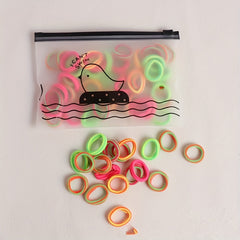 50pcs Girls Hair Tie Bands Ponytail Scrunchies Hair Accessories