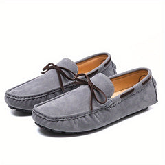 Men's Bowknot Moccasin Loafers Non-slip Shoes