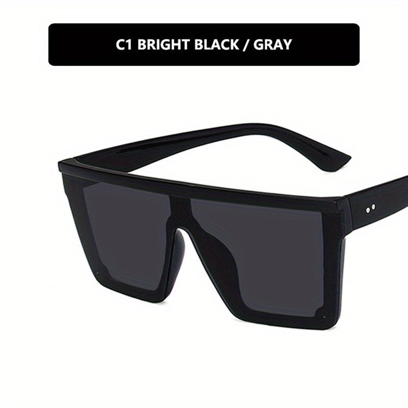 Men's Large Frame One Piece Sunglasses