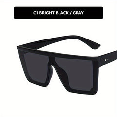 Men's Large Frame One Piece Sunglasses