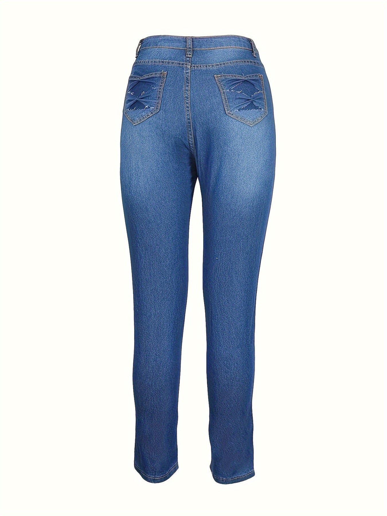 Women's Plus Button Fly Skinny Jeans
