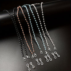 Pearl Beaded Glasses Chain Eyeglasses Lanyard Strap Face Cover Retainer