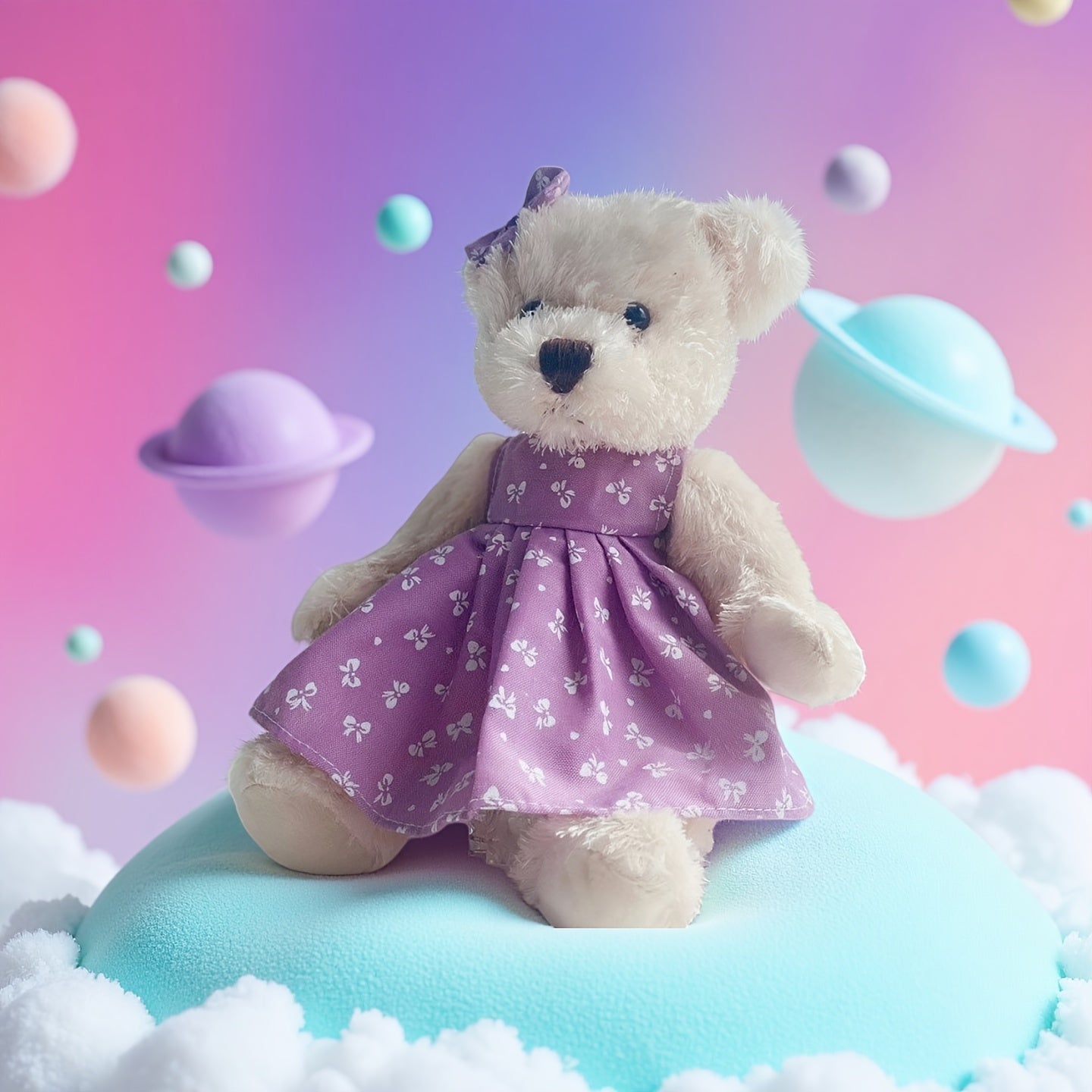Small Soft Teddy Bear with Clothes Cartoon Stuffed Animal Teddy Bear Cuddle Toys