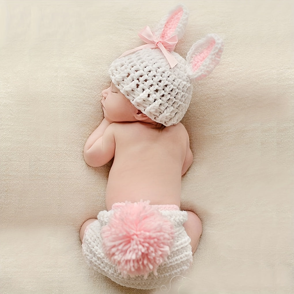 6M Newborn Beanie Cap Baby Photography Props