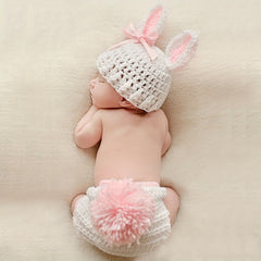 6M Newborn Beanie Cap Baby Photography Props