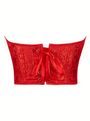 Strapless Corset Bustier Lace Body Shaper