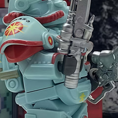 Mecha Power Dual Blade Model with Weapons and Armor