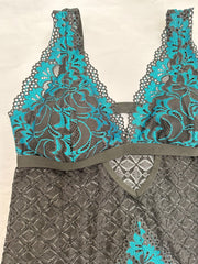 Lace Keyhole Teddy Bodysuit