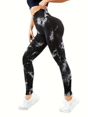 Tie Dye High Waist Yoga Leggings Fitness Pants