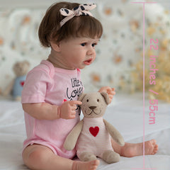 Realistic 55-88cm Reborn Baby Dolls Soft Vinyl Toy for Kids