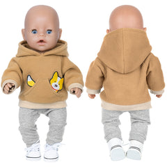 Doll Clothes for 17 Inch Dolls - Jumpsuit Integrated with Dolls