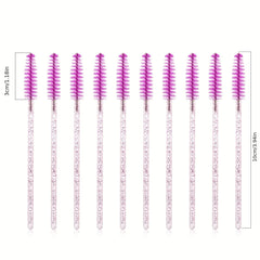 50PCS Mascara Wands for Perfect Eyelashes & Eyebrows