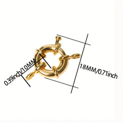 5pcs Metal Spring Buckle Clasps for Jewelry Making DIY Bracelet Necklace