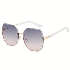 Ombre Rimless Sunglasses UV400 Sun Shades