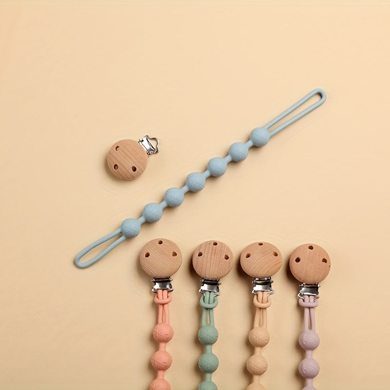 Silicone Pacifier Clip BPA-Free Holder Baby Boy Girl Binky Teether Toy