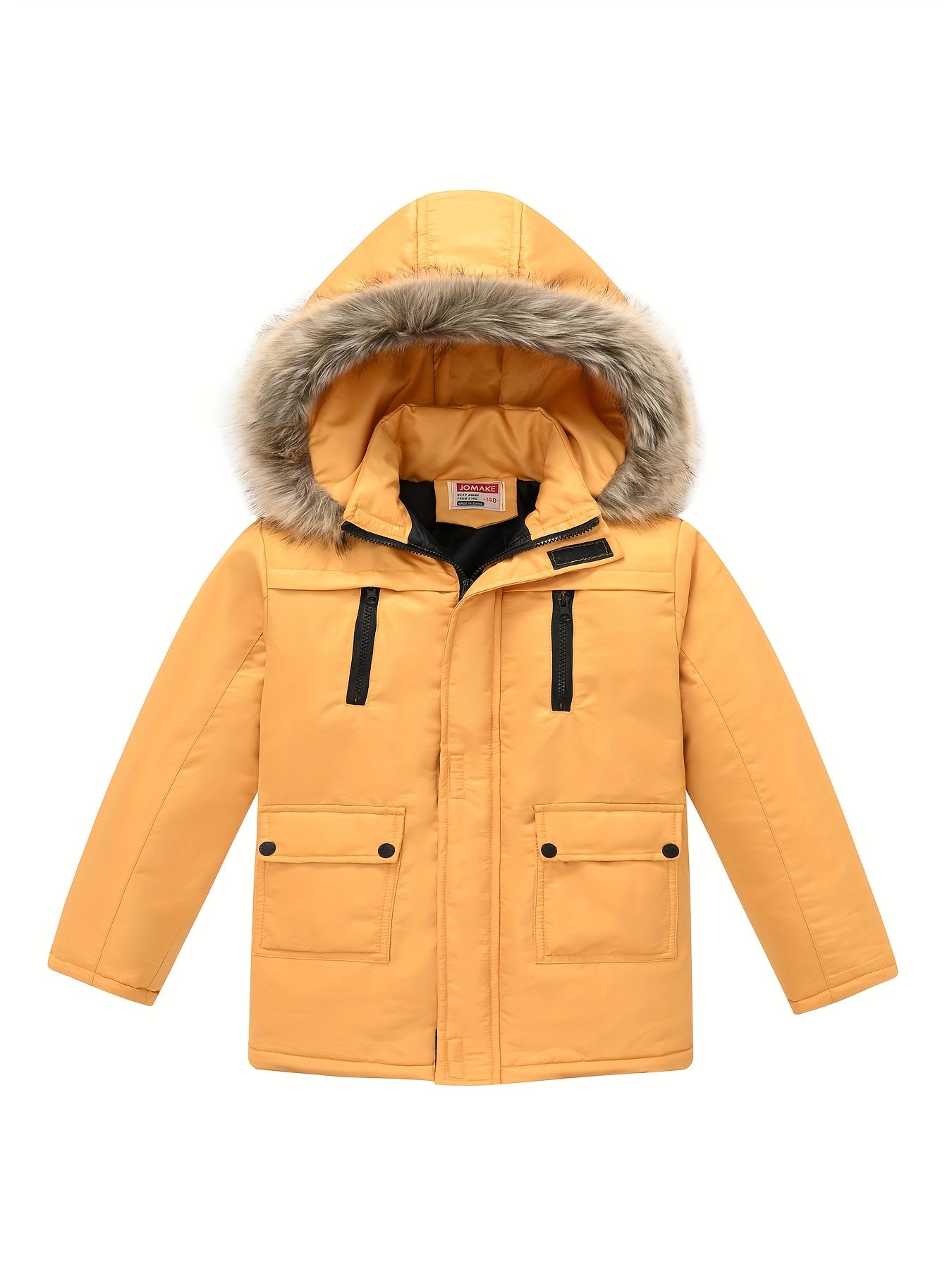 Teen Casual Winter Coat with Hood
