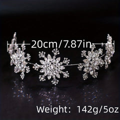 Snowflake Shape Headband Headwear Head Hoop Wedding Hair Accessories Jewelry